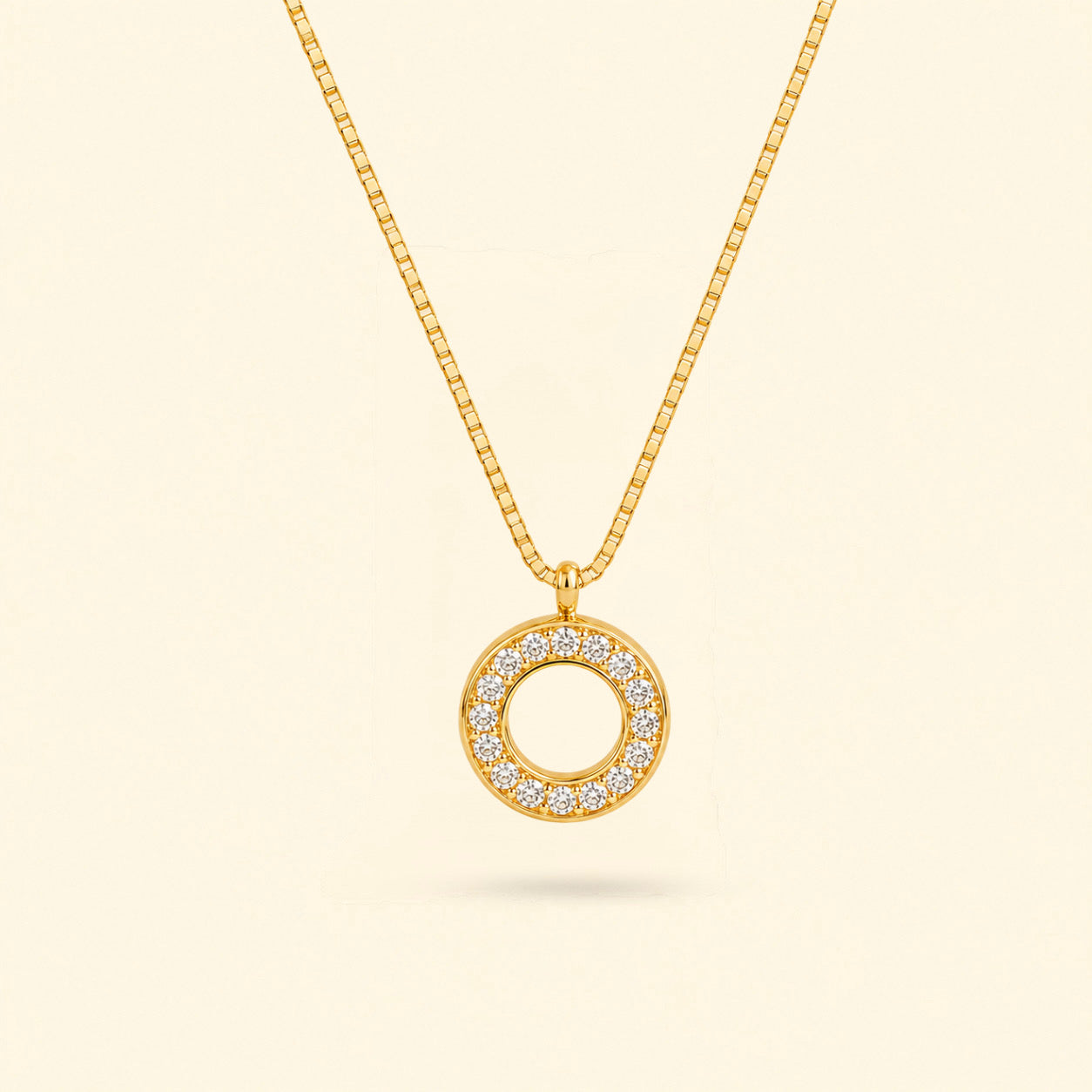 Halo Pendant Necklace