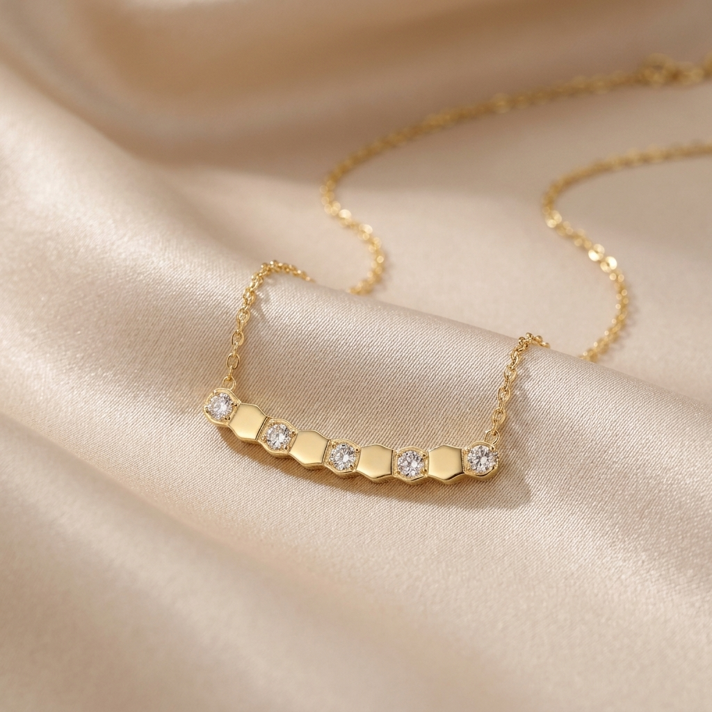 Hexa Crystal Necklace