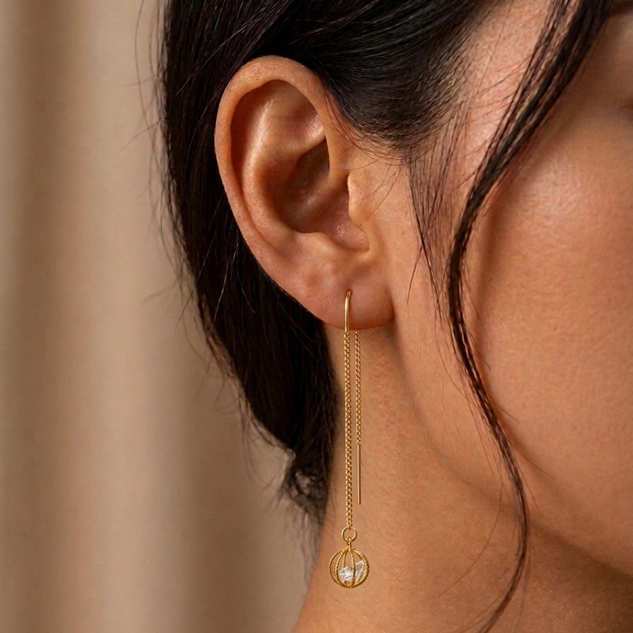 Celeste Threader Earrings